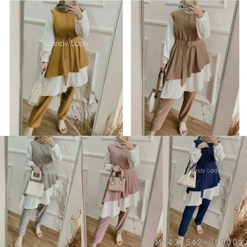 SETELAN WANITA ZEZA MICRO