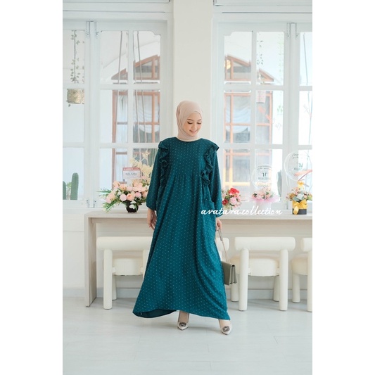 Gamis Giska Super Jumbo Muat BB 100kg/ Gamis polos uragiri oversize