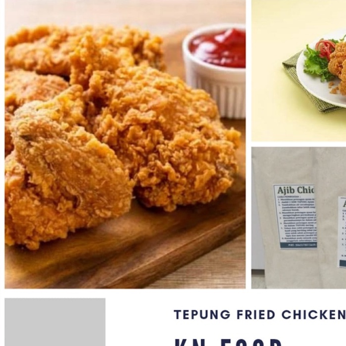 

Tepung Jamur Krispy SIAP PAKAI / Tepung Ayam Geprek/ Tepung kentucky 10 Kg- GRAB
