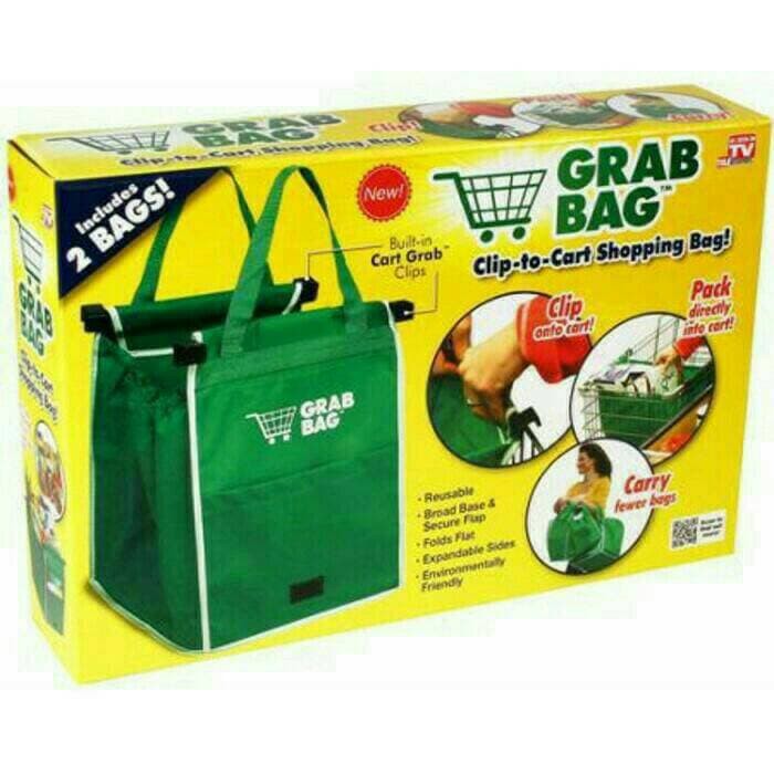 grab bag/ tas belanjaan/ kantong supermarket