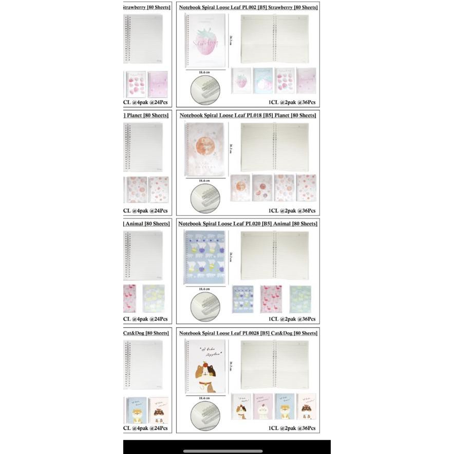 

Grosir F00MD binder b5 Map looseleaf ring transparan lux B5 58 Model Terkini