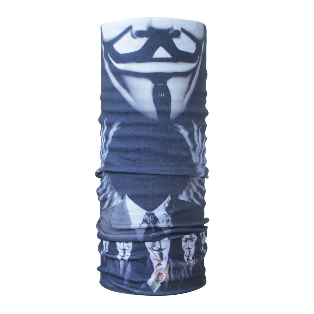 PREMIUM CK Bandana 1411011 Buff Masker Multifungsi Motif Anonymous LIMITED