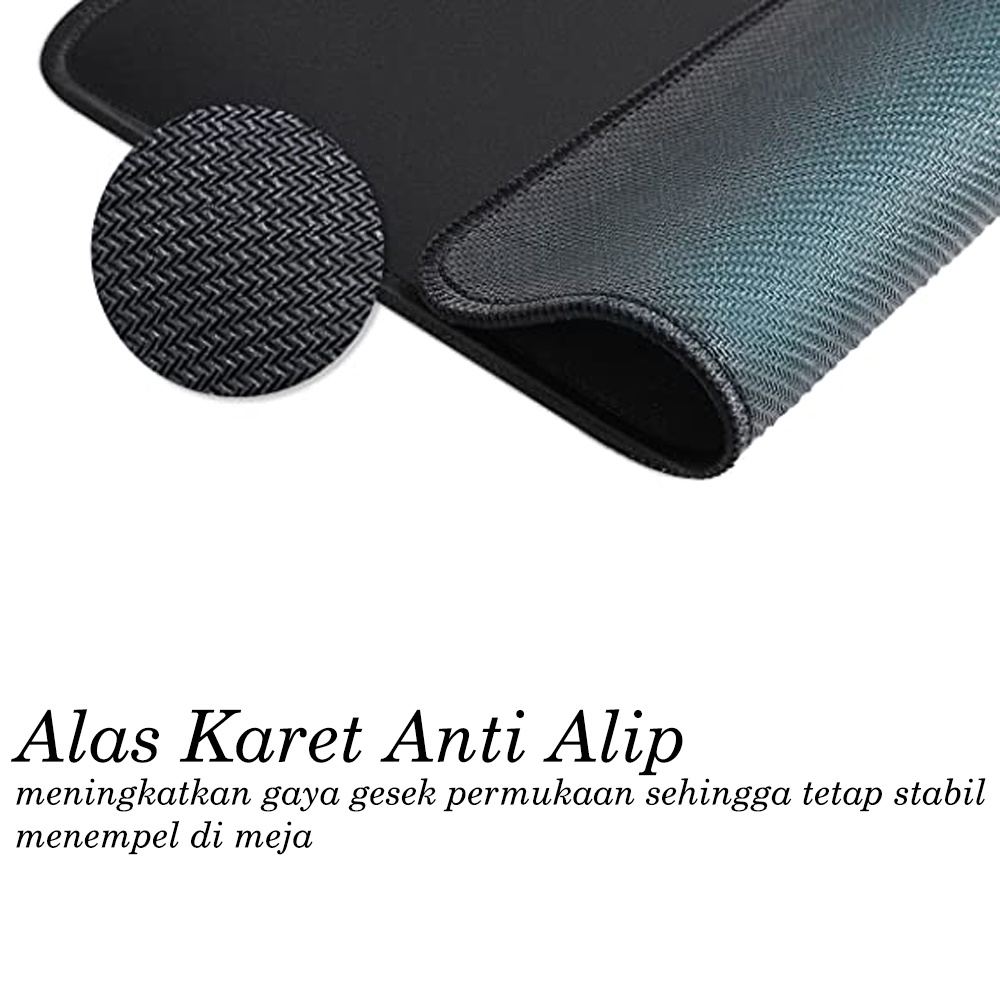 MOUSE PAD HITAM POLOS Alas Mouse Tatakan Mouse Antislip MousePad