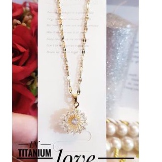 Titanium kalung wanita cantik r166