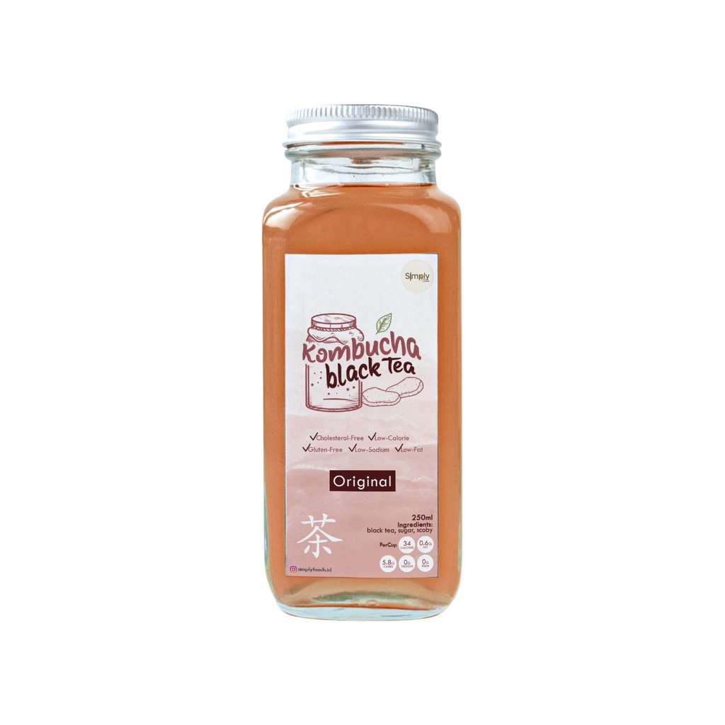 Simply Kombucha Black Tea Original