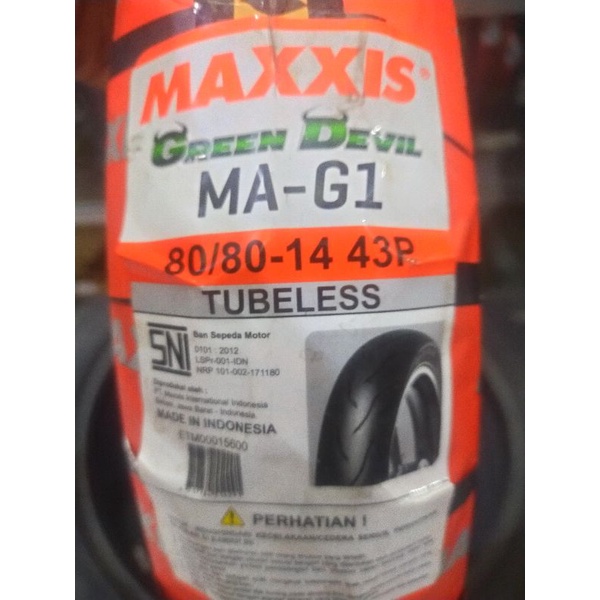 MAXXIS BAN LUAR 80/90-14 EXTRAMAXX DIAMOND MATIC TUBELESS