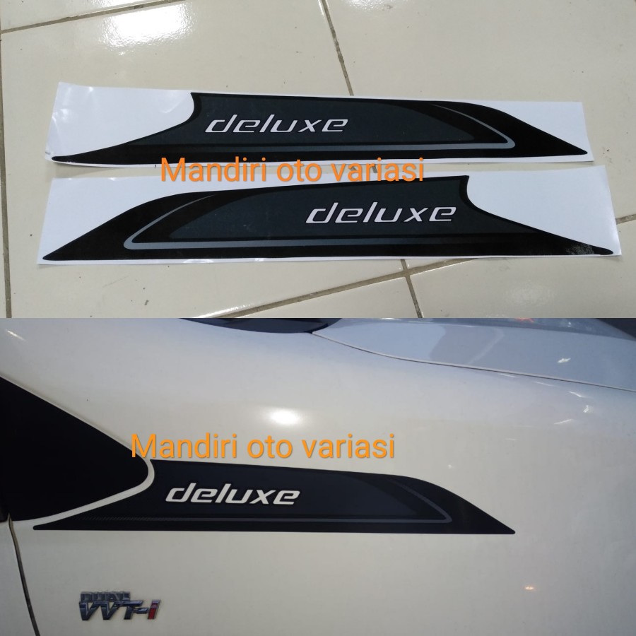Stiker body mobil daihatsu ayla facelift - stiker body ayla deluxe