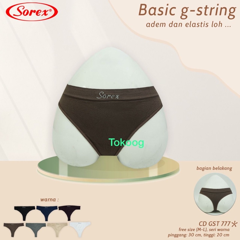 SEXY THONG PANTY GSTRING NO LINE CD 777 CELANA DALAM SEXY G STRING