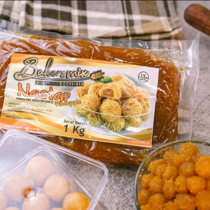 

ORIGINAL MURAH Bakerzmix Filling Nastar 1Kg - 1 kg