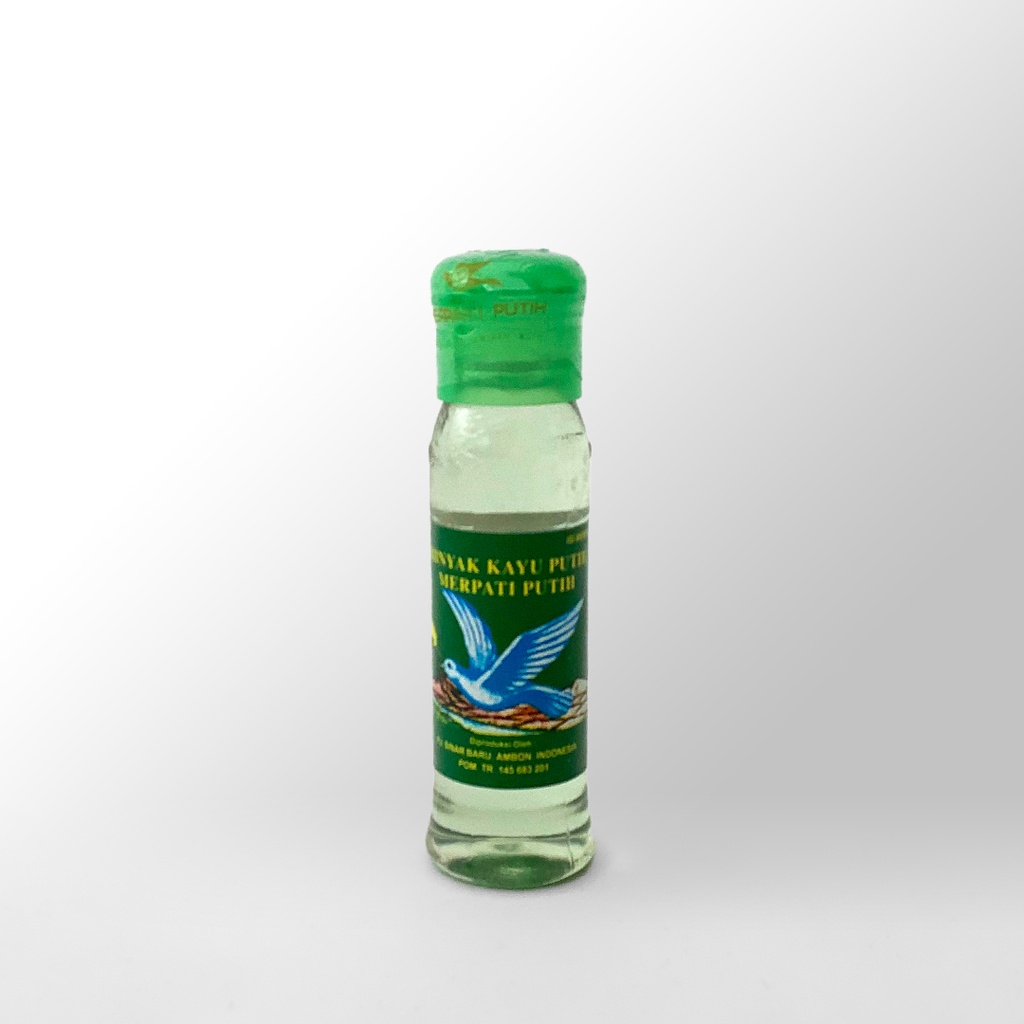 Minyak Kayu Putih Merpati Putih Ambon Ukuran 22 ml 100% Asli Ambon (Botol Plastik)