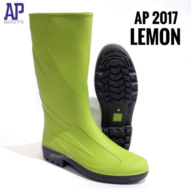 Sepatu Boots AP 2017 Go Green Lemon Size 37-43