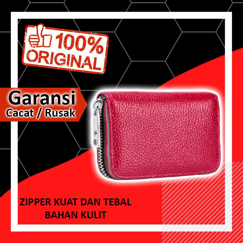 CARD HOLDER CARDHOLDER DOMPET TEMPAT KARTU UANG KOIN KECIL MINI RFID WANITA ISI 12 SLOT ORI LUCU A20