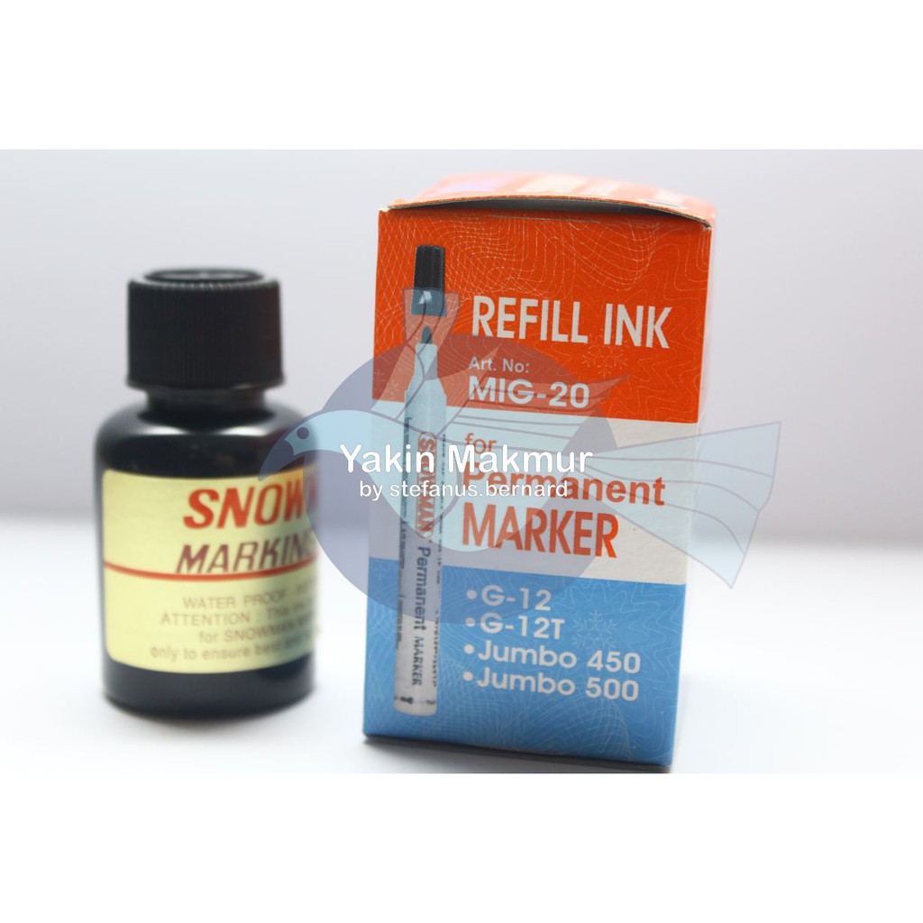 

REFILL TINTA SPIDOL SNOWMAN (NON PERMANENT)