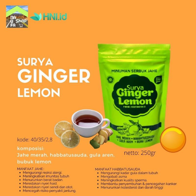 

Ginger lemon/jahe lemon