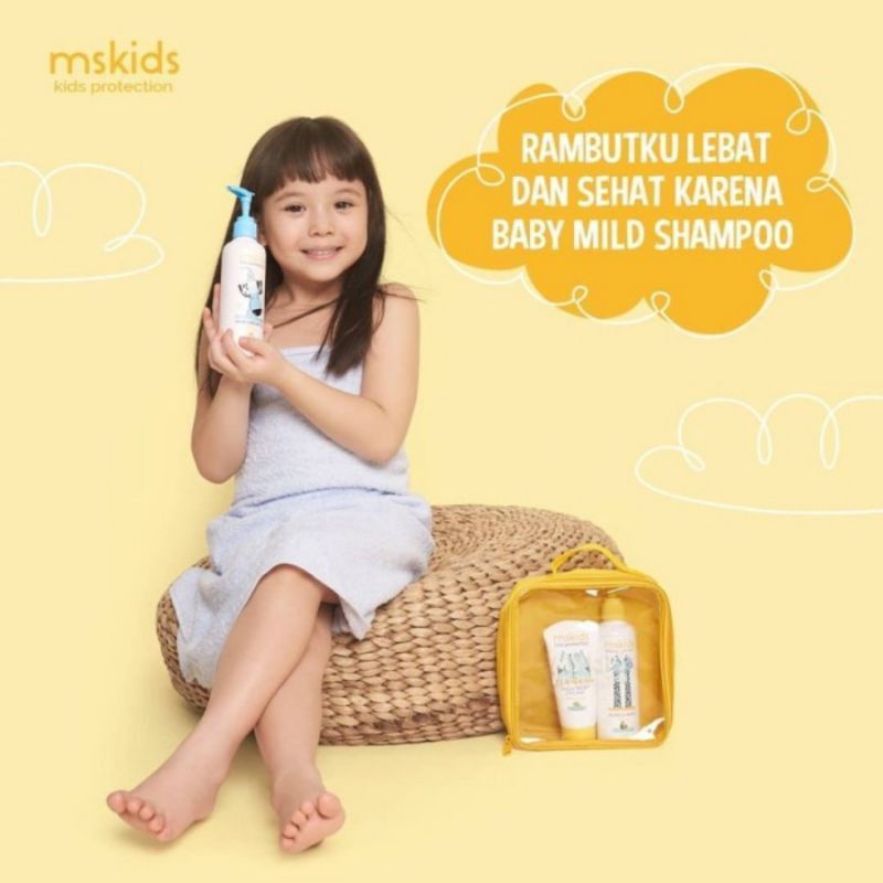 Ms kids hair growth/ shampo bayi membantu pertumbuhan rambut bayi 100% original (bisa cod)