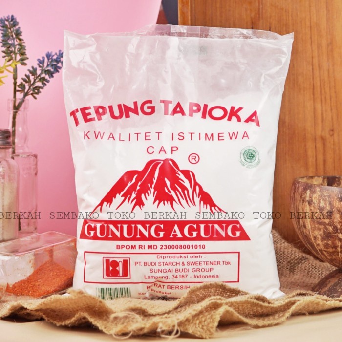 

Ds11D0 Tepung Tapioka Cap Gunung Agung 500 Gram / Tapioca Flour G6040B