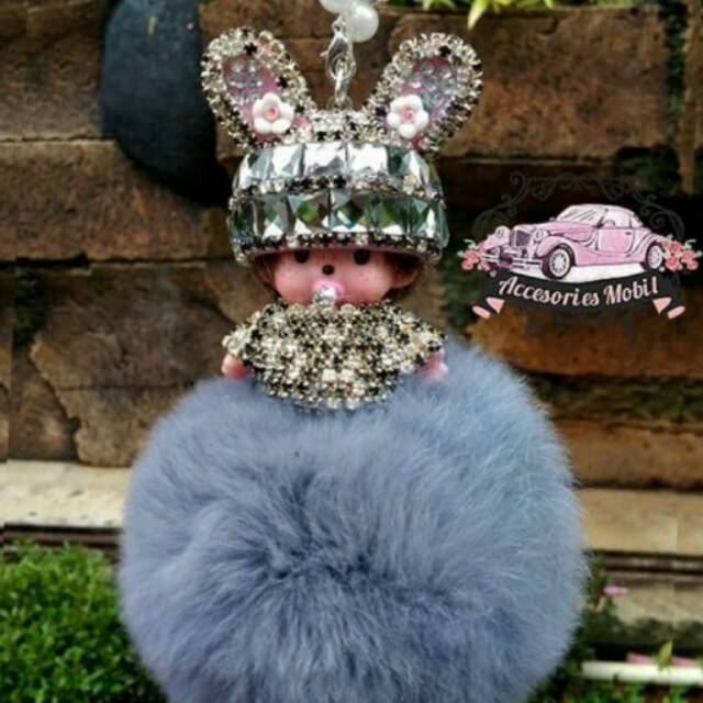 Gantungan Spion Monchichi