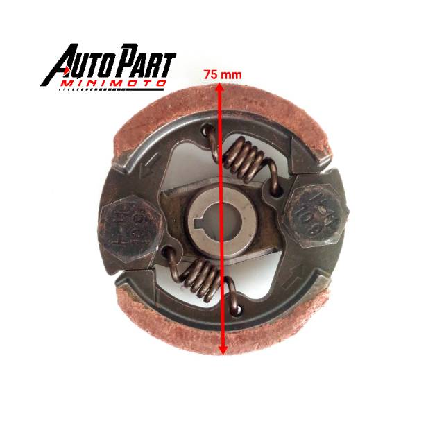 Kampas Kopling Racing Otomatis Per 2 Hitam Kampas Merah Mini Gp Mini Trail Mini ATV 50cc 2T