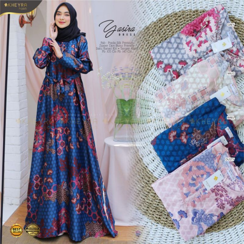 100% ORI Yasira dress by Kheyra / Ld 105 Pb 140