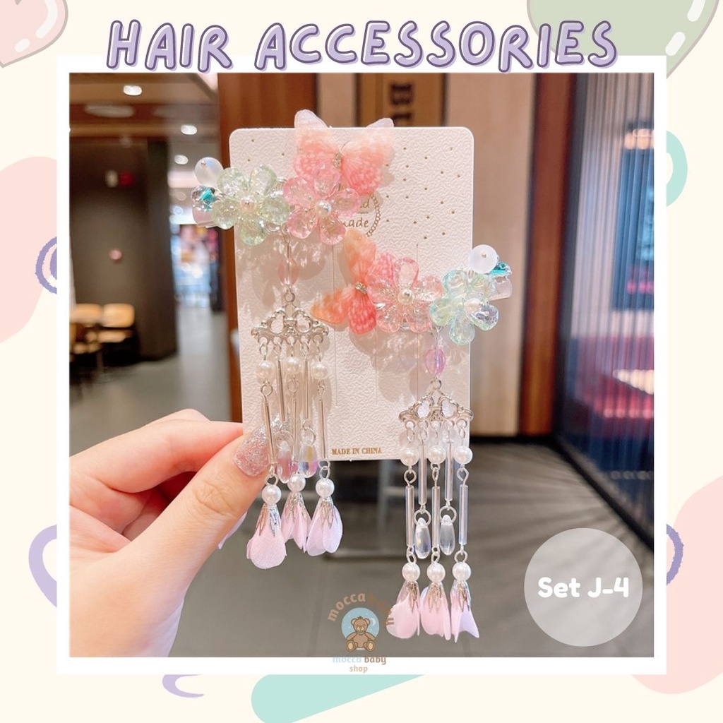 MBSS - JEPIT HANDBOOK Set Jepit Korea Jepit Rambut Hair Clip Anak Perempuan