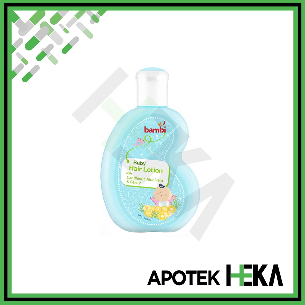 Bambi Baby Hair Lotion 100 ml - Minyak Rambut Bayi (SEMARANG)