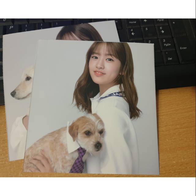 Iz*one yujin postcard gmarket izone