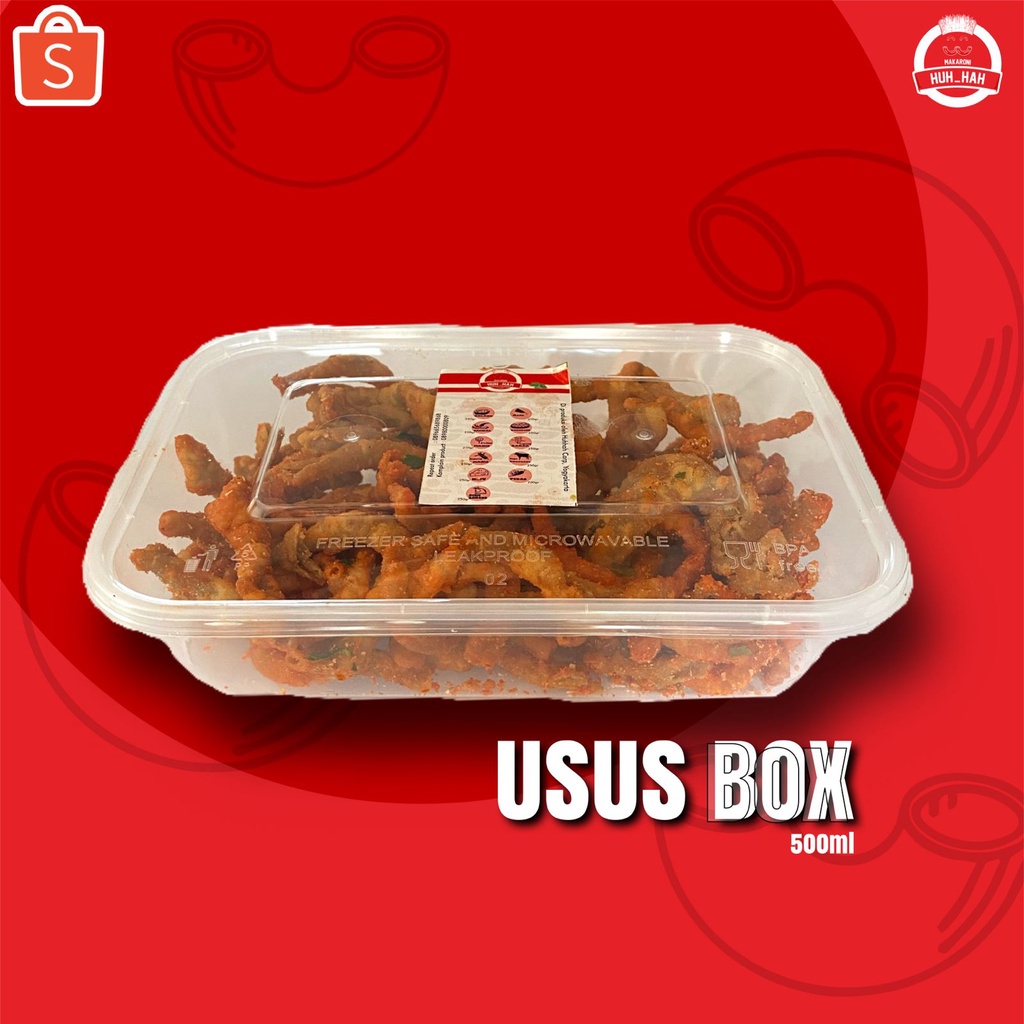 

Usus Box 500ml Daun Jeruk Huhhah Cemilan Enak