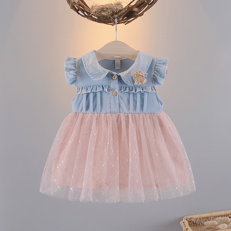 A347 - Dress Baby Tile Anak Perempuan Import / Dress Import Anak Perempuan / Dress Baby Import Murah
