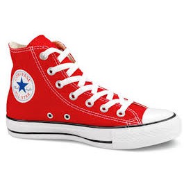 CONVERS CLASIK HIGH+BOX-MERAH PUTIH  TINFGGI