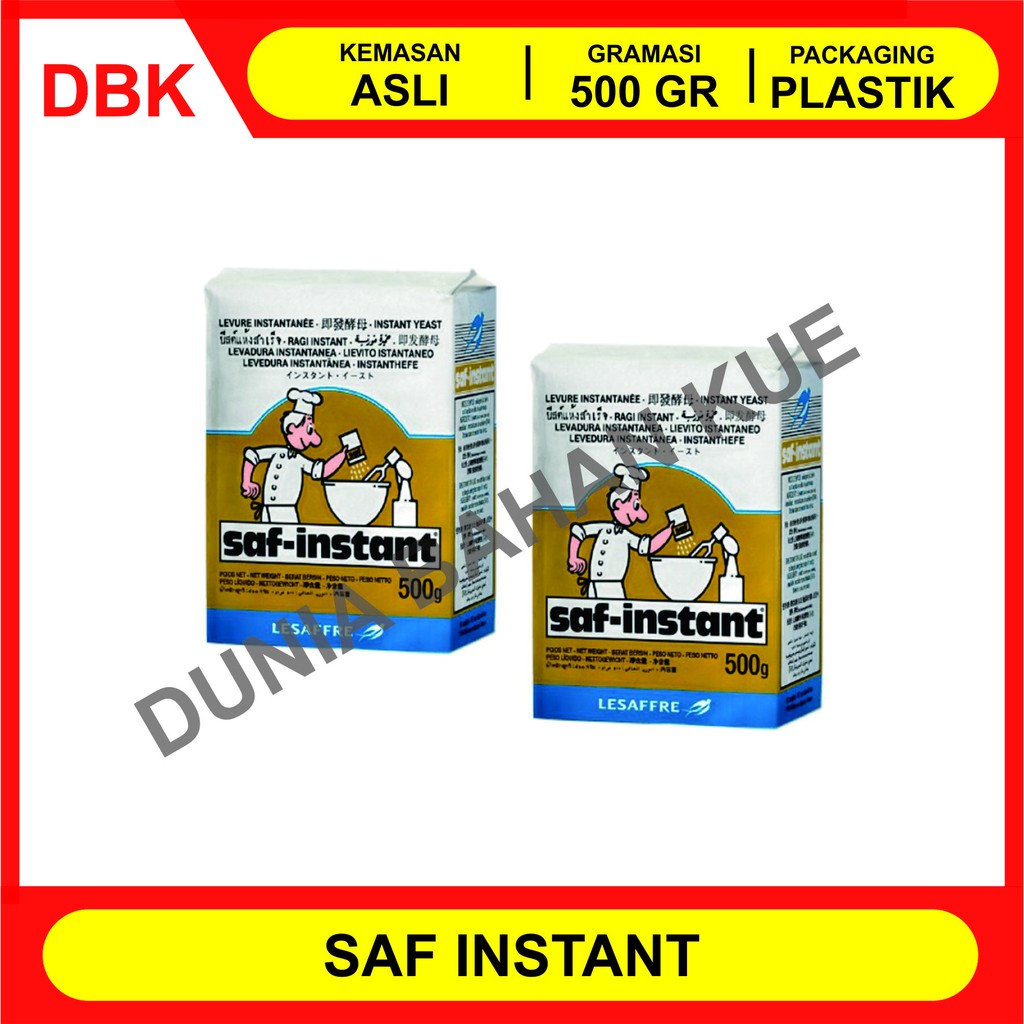 

RAGI SAF INSTANT GOLD 500 GR