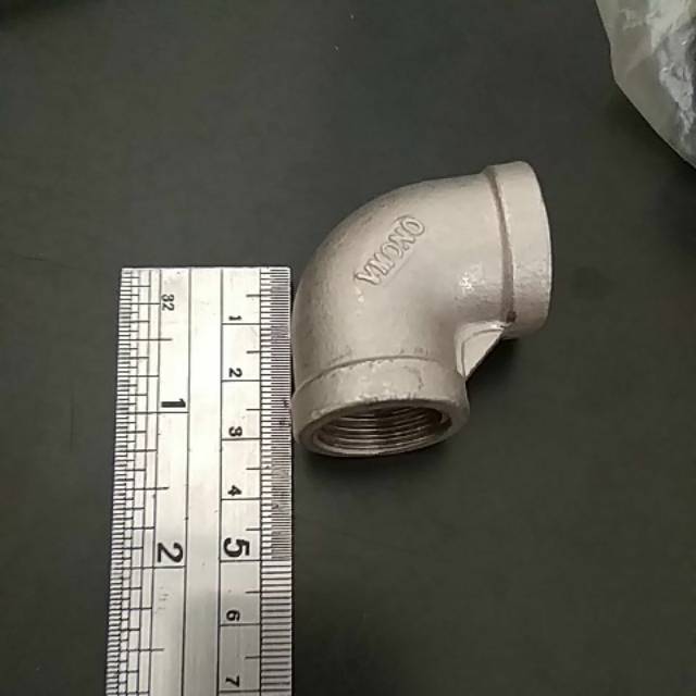 STAINLESS STEEL 304 90 Deg Elbow Female 1/2"