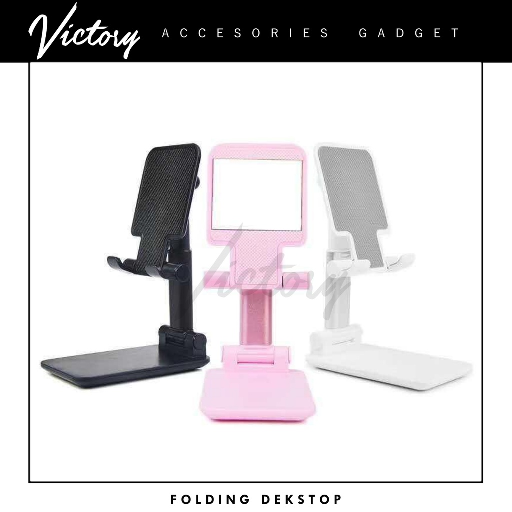 VICTORY Stand HP Folding Dekstop Standing HP Phone Holder