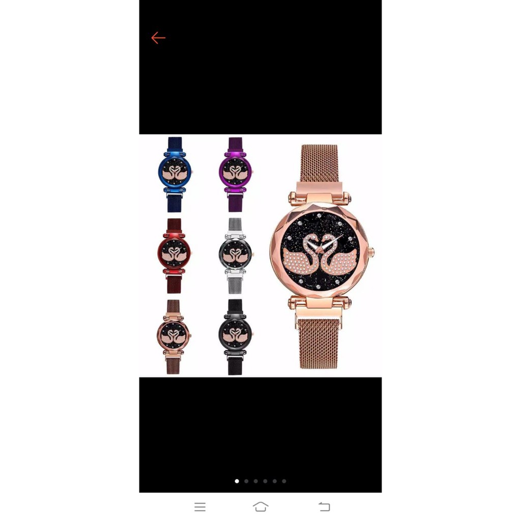 jam tangan wanita magnet angsa