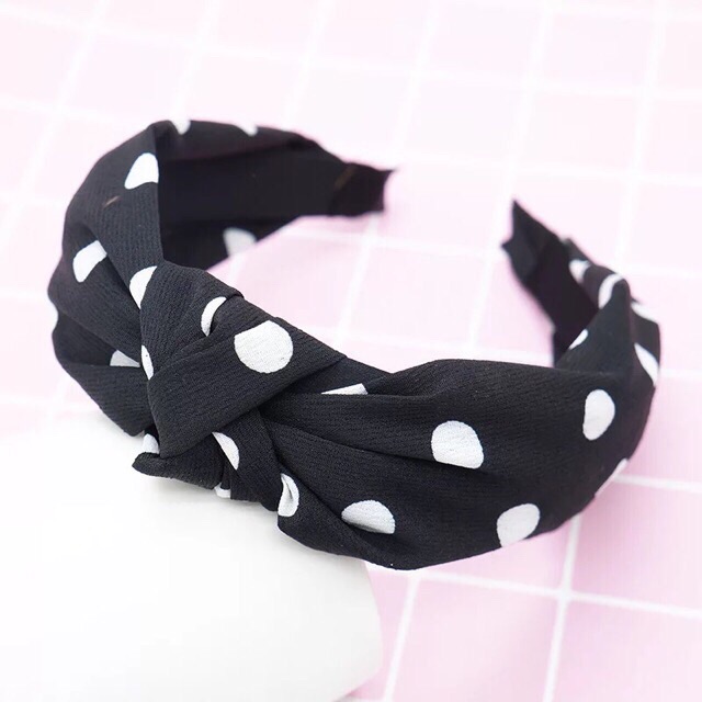 DS B10 BANDANA MOTIF BANDO SIMPUL AKSESORIS RAMBUT WANITA BANDO ALA KOREA IMPORT MURAH