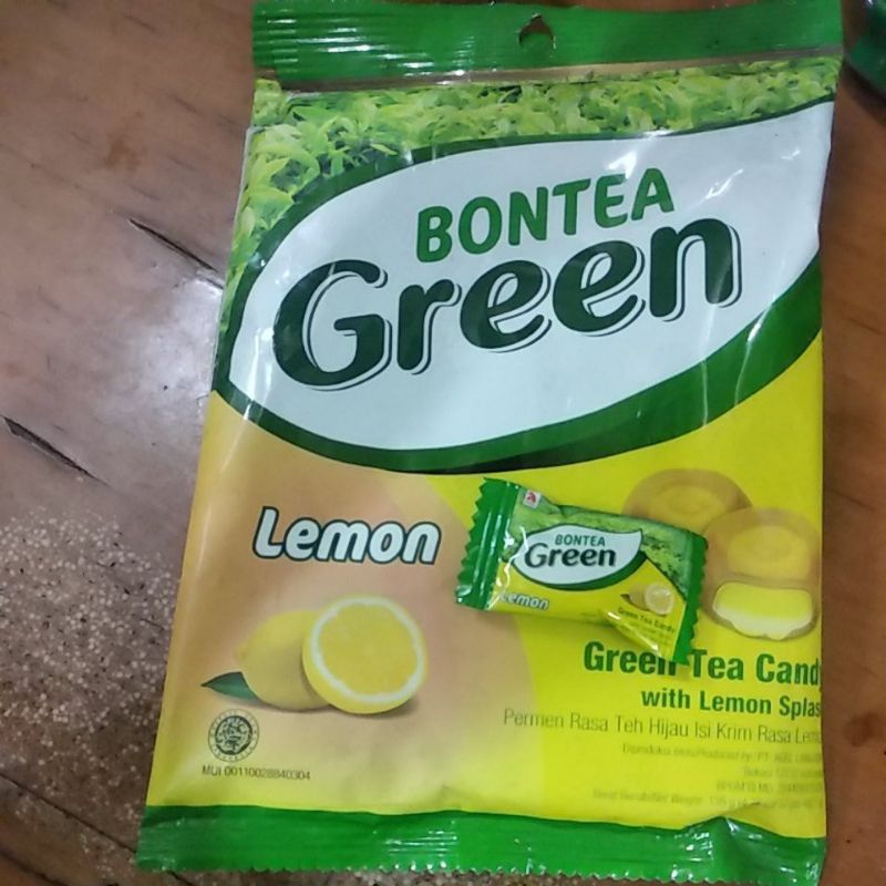 Jual PERMEN BONTEA GREEN RASA LEMON / GREEN TEA CANDY WITH LEMON SPLASH