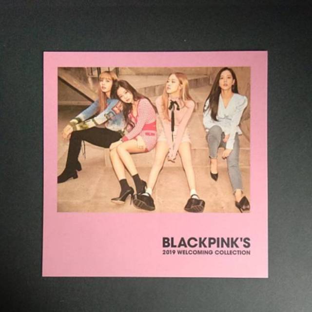 BLACKPINK OFFICIAL Group Polaroid (BP welcoming collection2019)