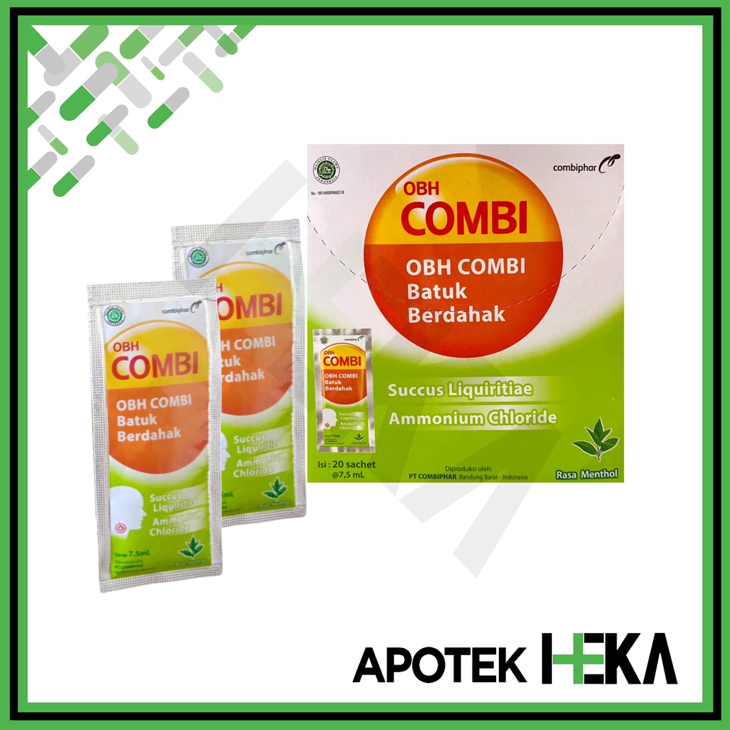 OBH Combi Sachet Box isi 20 Sachet - Obat Batuk Berdahak (SEMARANG)