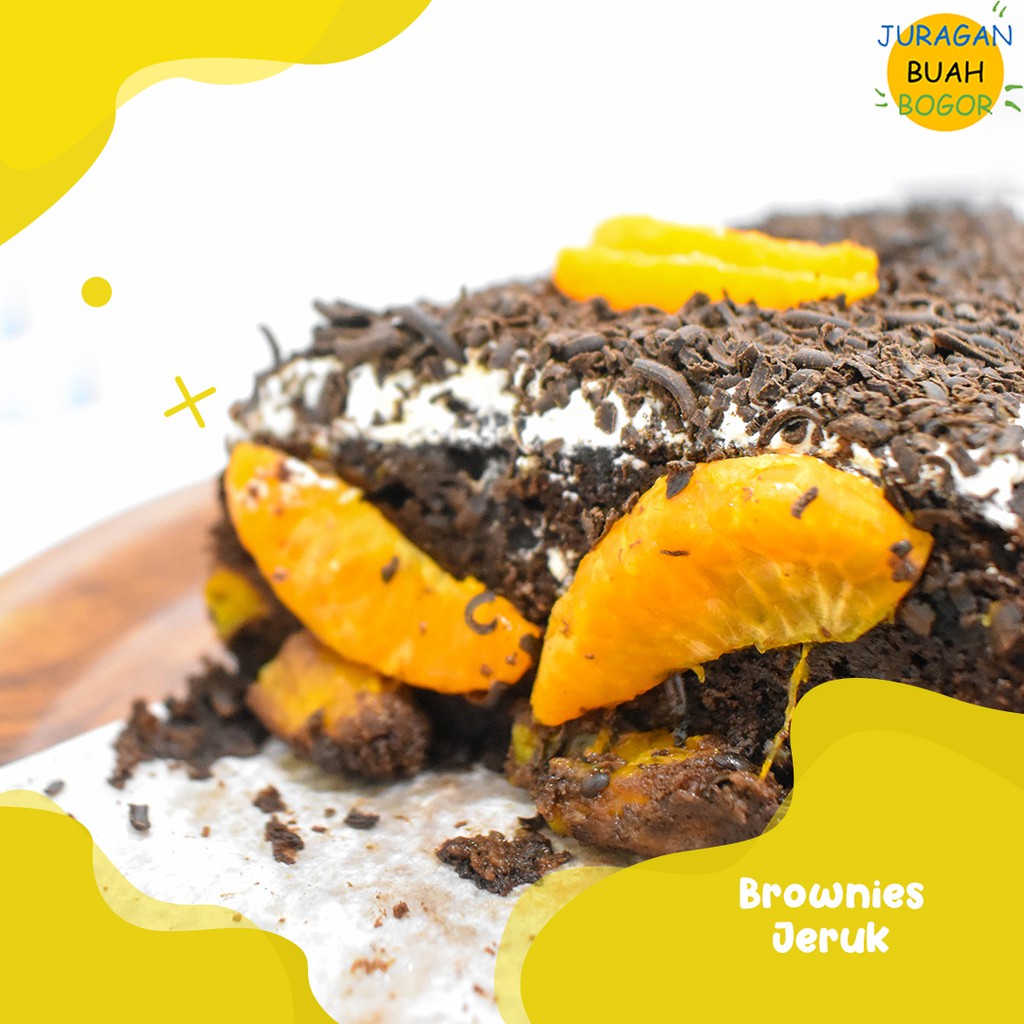 

BROWNIES BUAH | BROWNIES JERUK | BROWNIES ENAK | ORANGE FRUIT BROWNIES