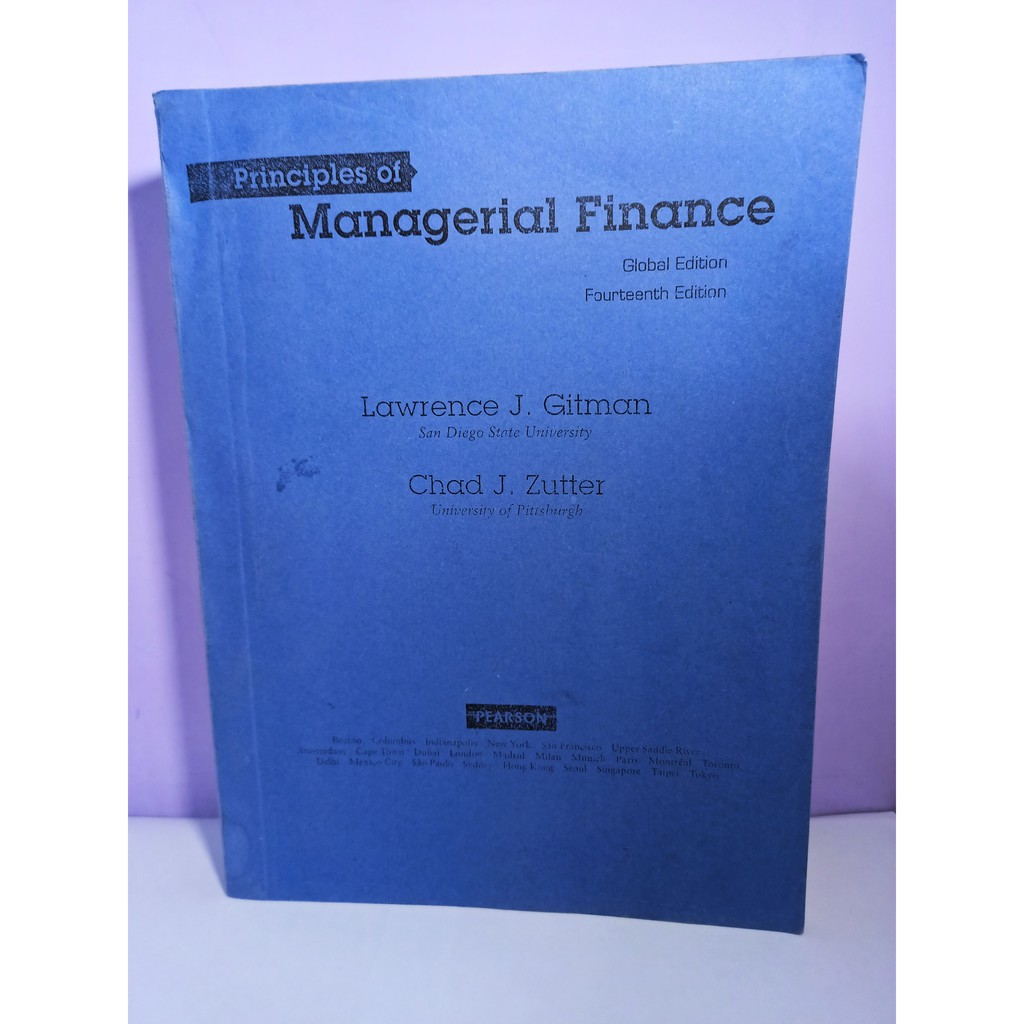 Jual Buku Principles Of Managerial Finance 14th Edition Global Edition ...