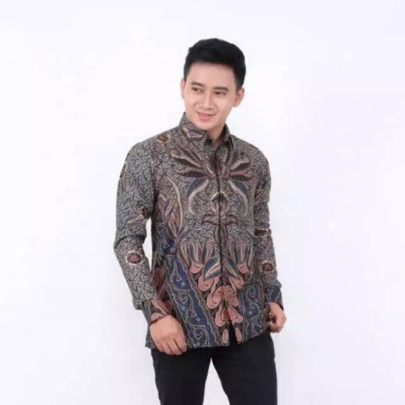 Baju Batik Pria Gus Azmi Syubbanul Muslimin Batik Katun Halus Hadroh Azzahir Hilwa