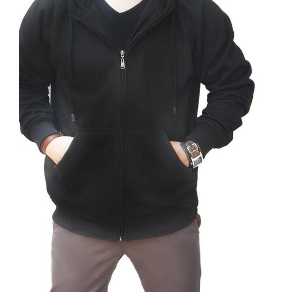 ♬ PROMO JAKET POLOS HITAM HOODIE JACKET SWEATER POLOSAN MURAH  ⅍