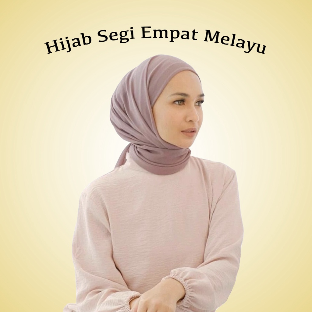 Hijab muslimah segi empat melayu