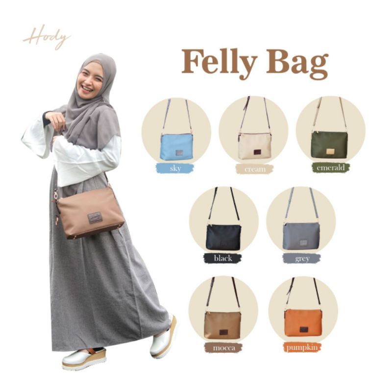 READY Slingbag Tas Slempang Felly Bag Original by Hody Bag