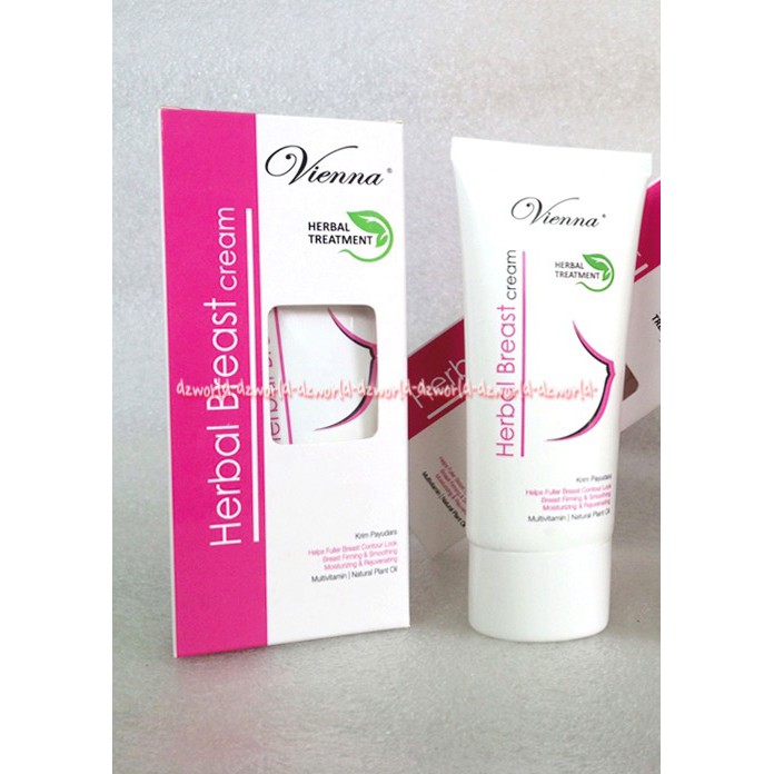 Vienna Breast Cream Herbal Untuk Perawatan Kulit Payudara 80gr Original