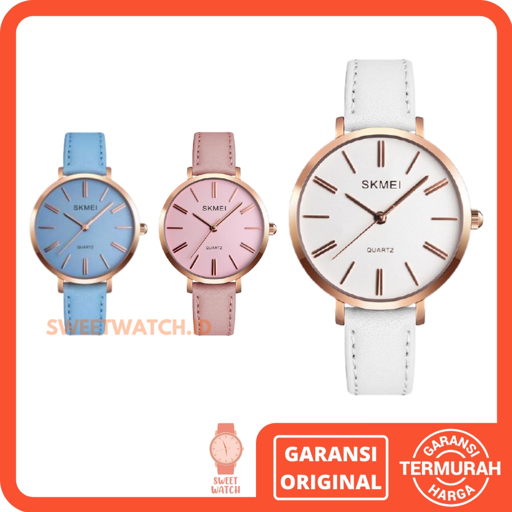 Jam Tangan SKMEI 1397 Jam Skmei Jam Tangan Cewek Jam Tangan Wanita Jam Tangan Kulit Jam Cewek