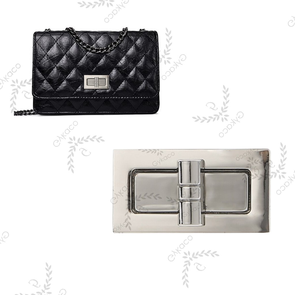 Variasi V013 Kunci Putar / Slop / Buckle - Aksesoris Tas &amp; Dompet Wanita Fashion (IMPORT)