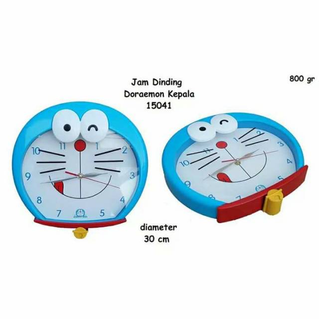 Jam dinding doraemon