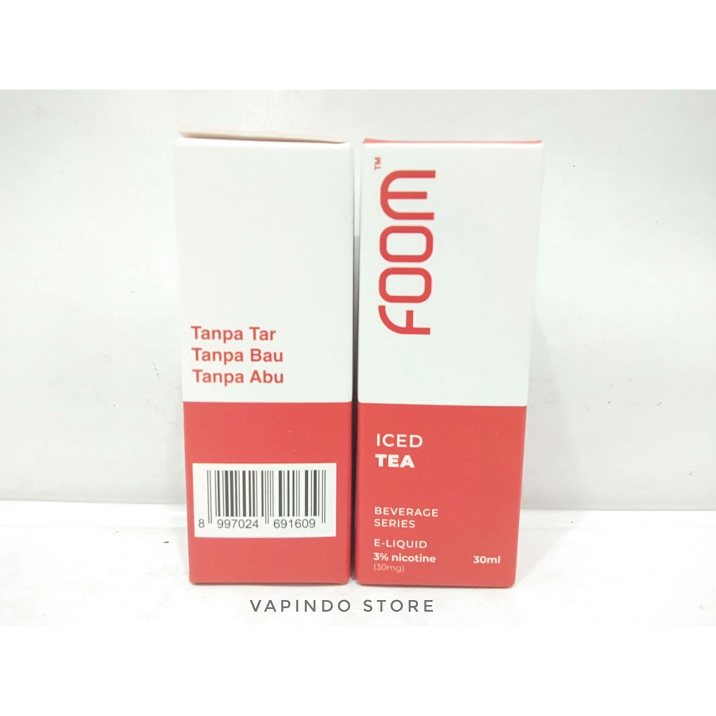 SALT FOOM ICED TEA 30ML NIC 30MG SALTNIC BY FOOM LAB LIQUID