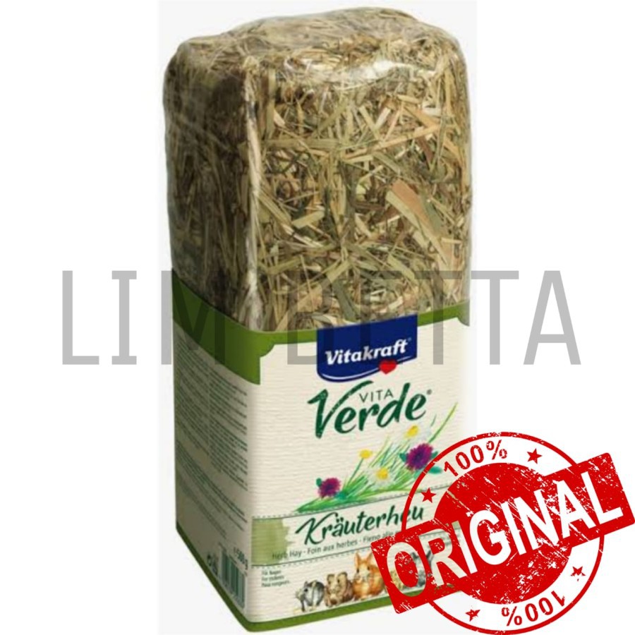 VITA VERDE ALPINE HERBAL HAY 500 gram / MAKANAN KELINCI DAN RODENT