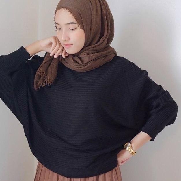 ➹ LASPERAL BATWING | Atasan Baju Premium / Original Product / / Rajut Kelalawar ☂